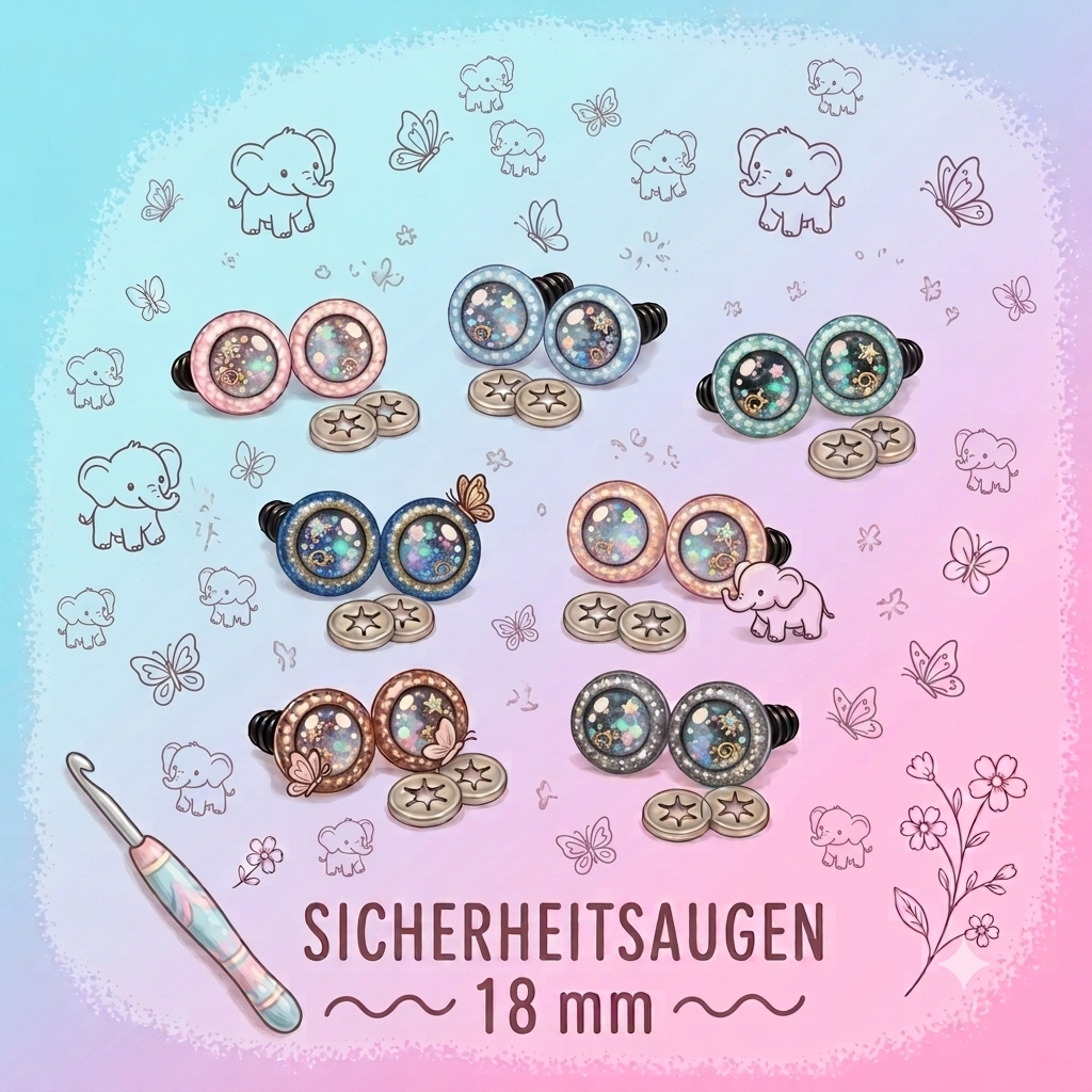 Sicherheitsaugen 18mm