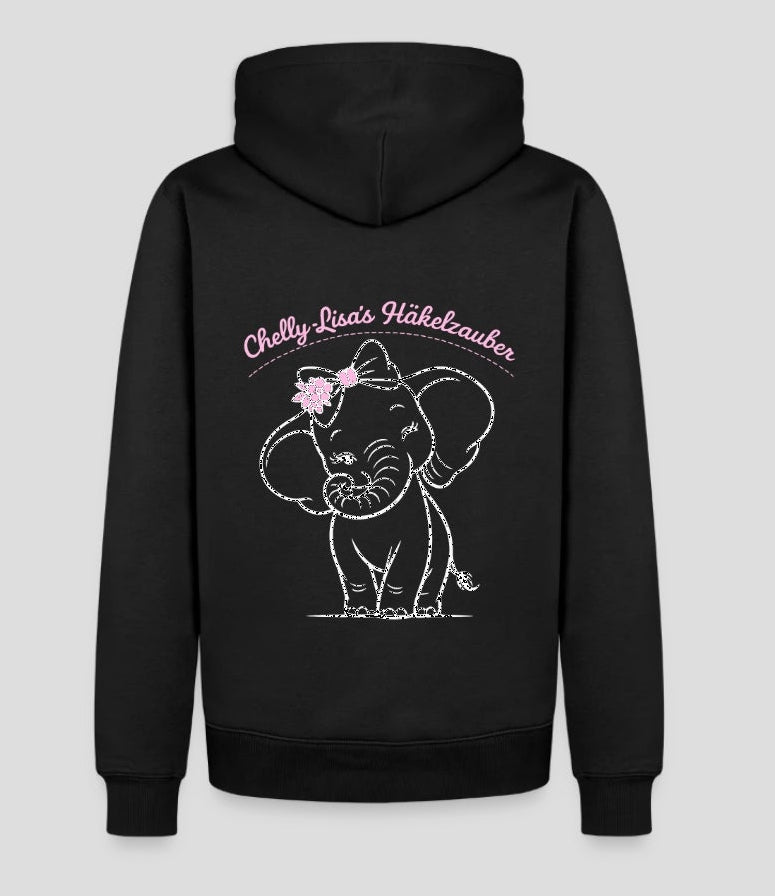 Schwarzer Hoodie
