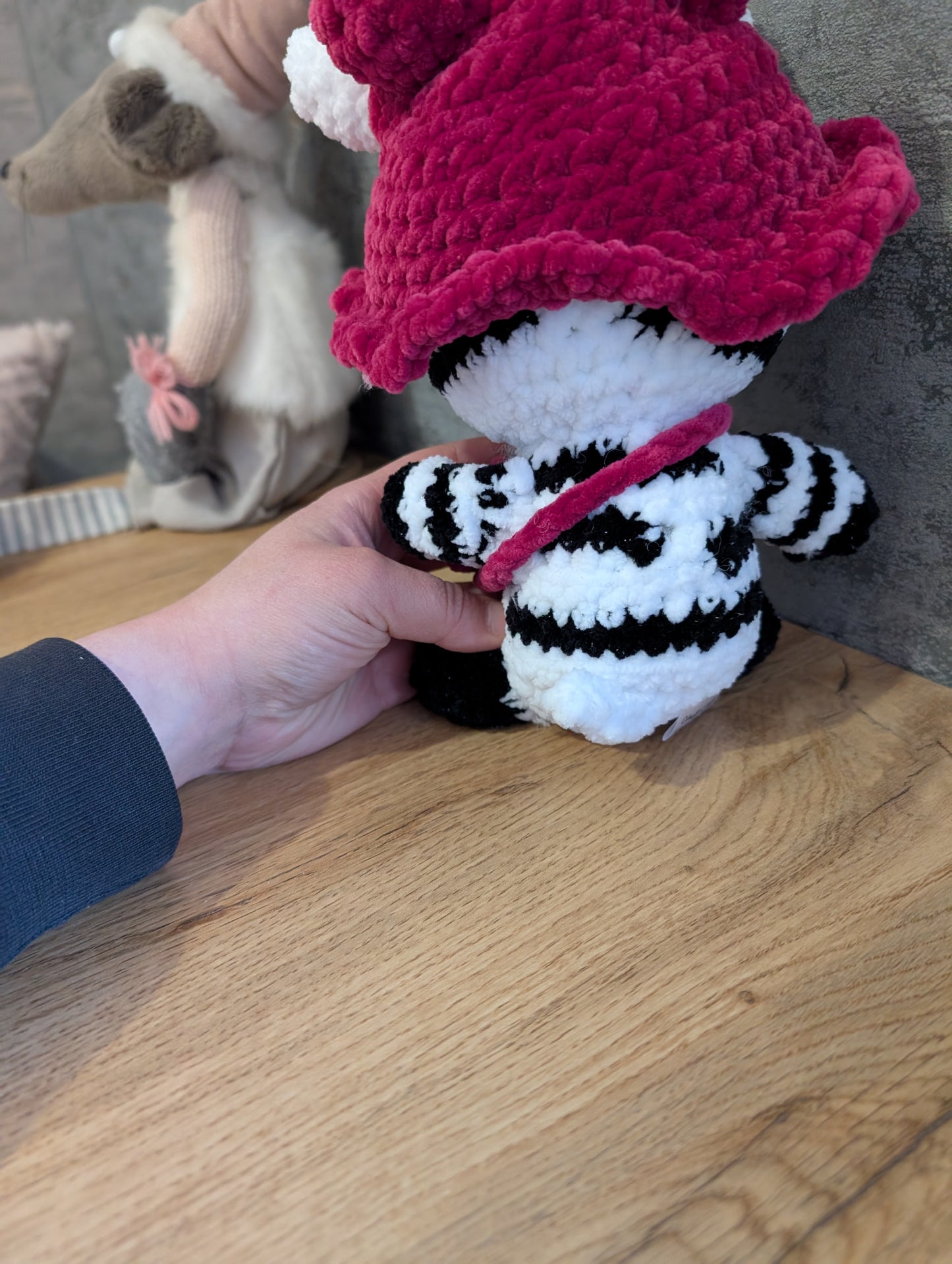 Zebra mit Frosch Mütze ( Zoe)