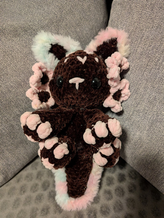 Axelottel Kitty (Braun Glitzer)